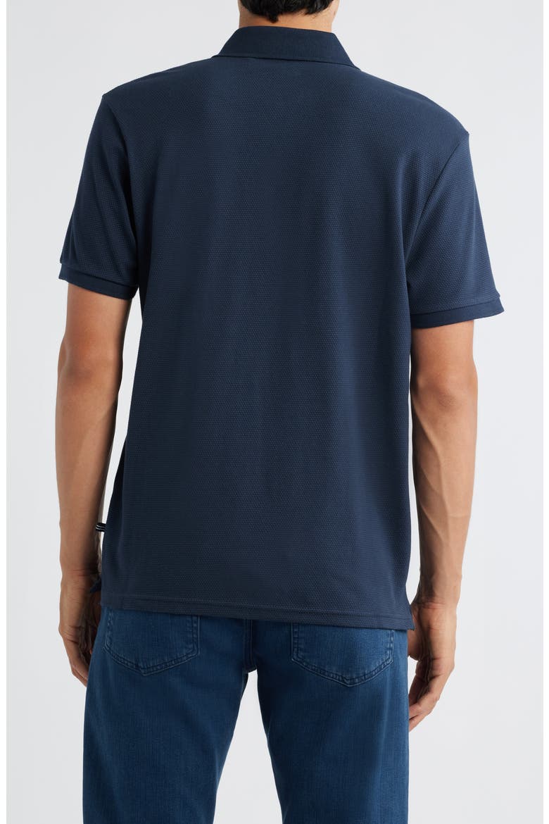 Stretch Cotton Polo, Alternate, color, OUTER SPACE