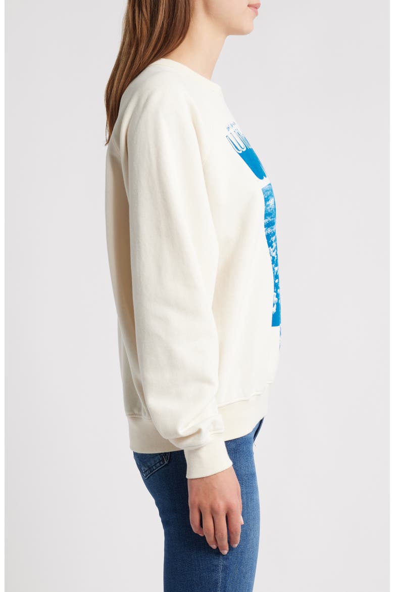 The Mother Graphic Sweatshirt, Alternate, color, CREAM WILDFLOWERS
