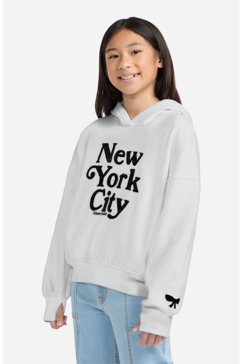 Kids' NYC Ballet Hoodie, Main, color, BRIGHT WHITE