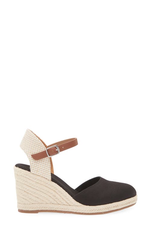 Nordstrom Rack Sonia Wedge Sandal In Black