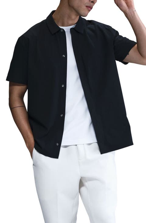 24.7 PerfectStretch Dri-FIT Short Sleeve Button-Up Shirt