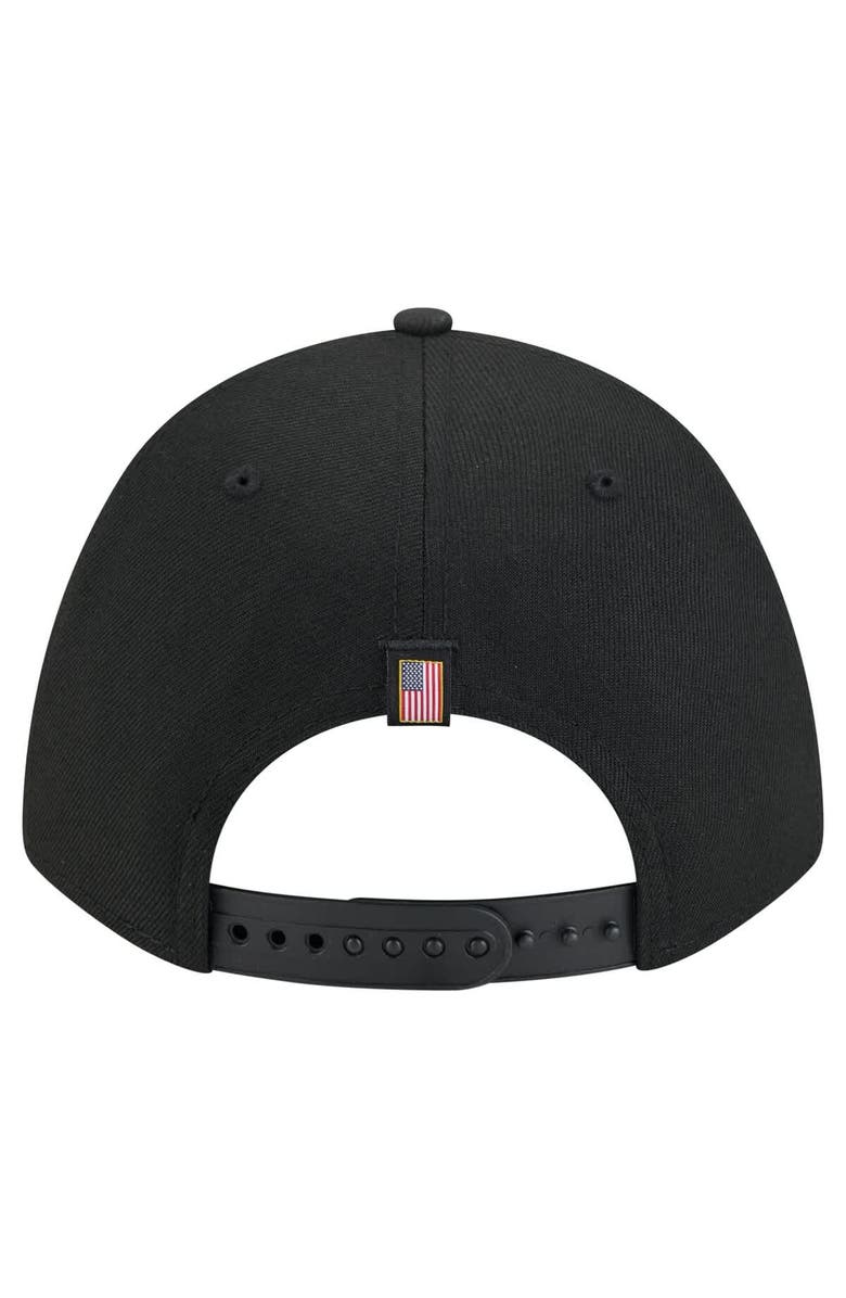 New Era Men's New Era Black Arizona Diamondbacks American Flag 9FORTY M-Crown A-Frame Adjustable Hat, Alternate, color, Black