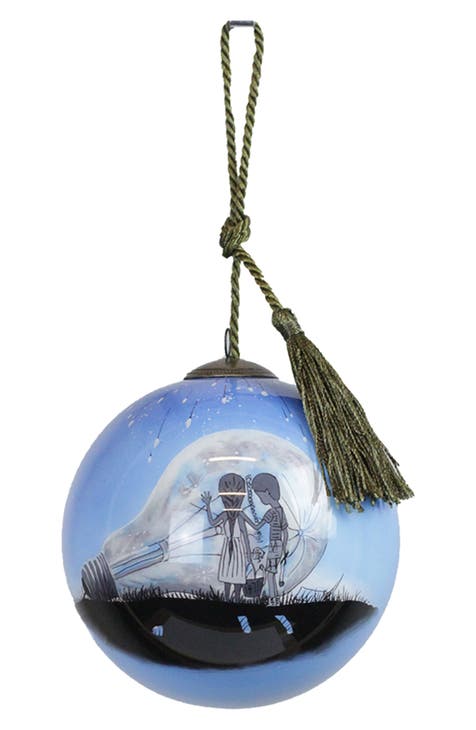 Hand Painted Glass Ornament