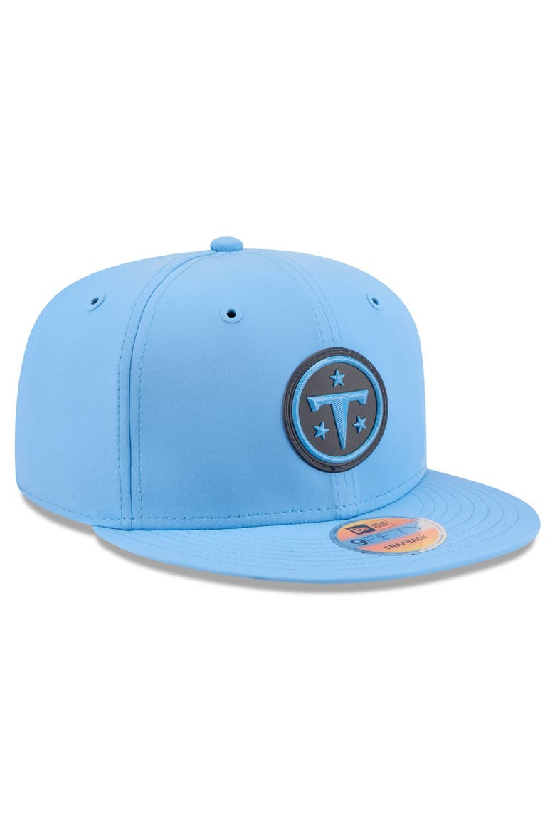 Men's New Era Light Blue Tennessee Titans 2026 Sideline 9FIFTY Snapback Hat, Alternate, color, Light Blue