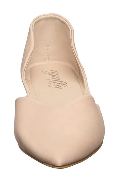 Antelope Thea Pointed Toe Flat In Neutral