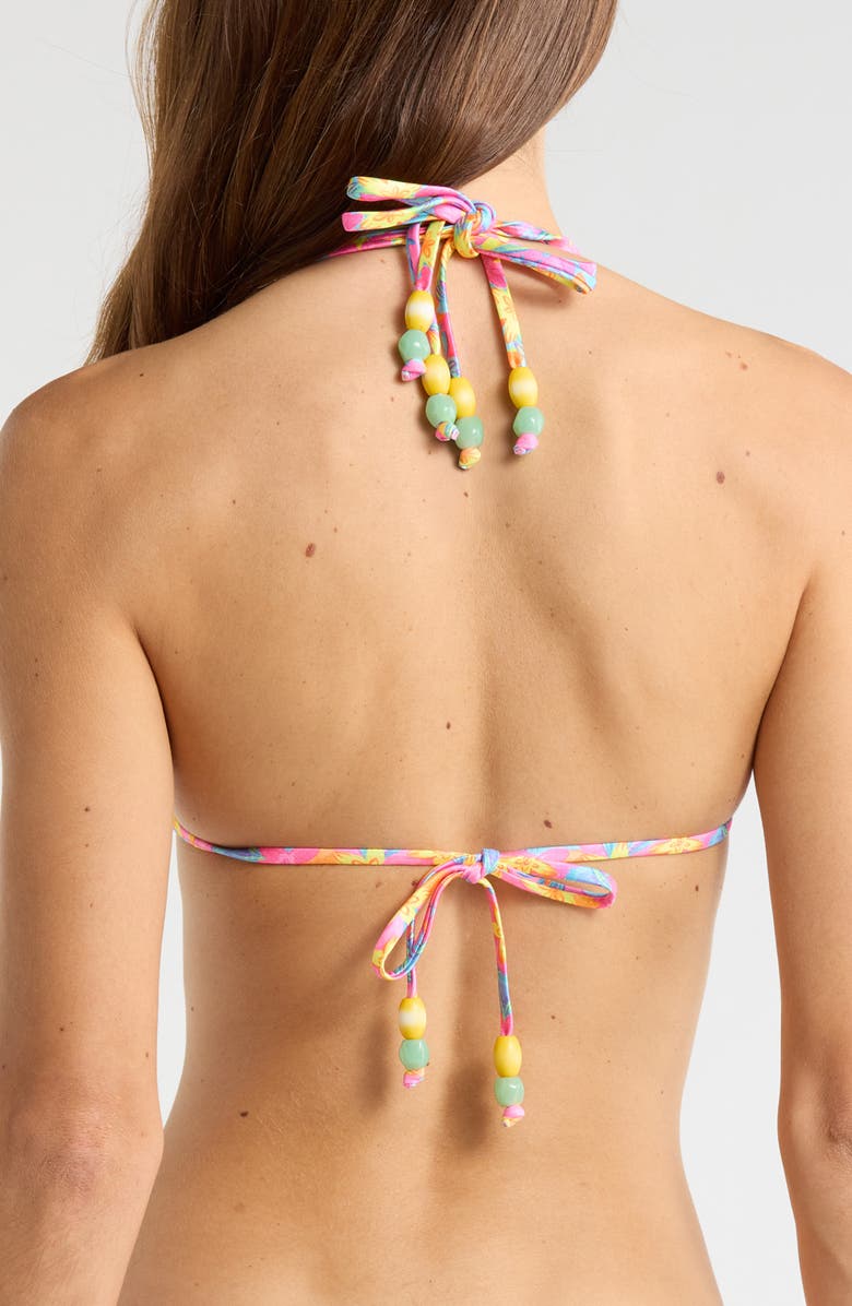 Kulani Kinis Halter Bikini Top, Alternate, color, Wildest Dreams