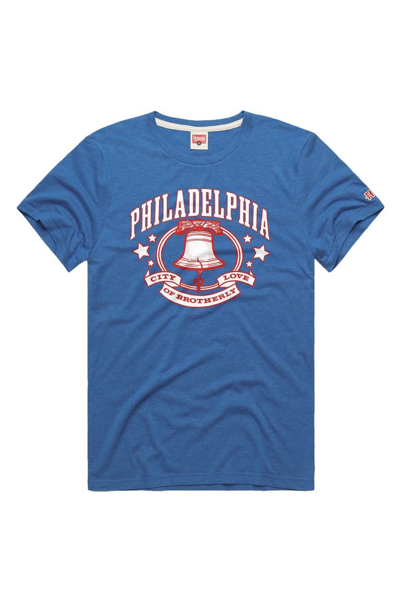 Men's Homage Royal Philadelphia Phillies Tri-Blend Hyperlocal T-Shirt, Main, color, Royal