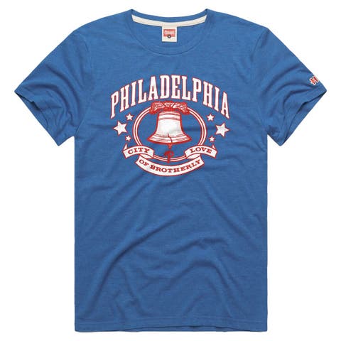 Men's Homage Royal Philadelphia Phillies Tri-Blend Hyperlocal T-Shirt