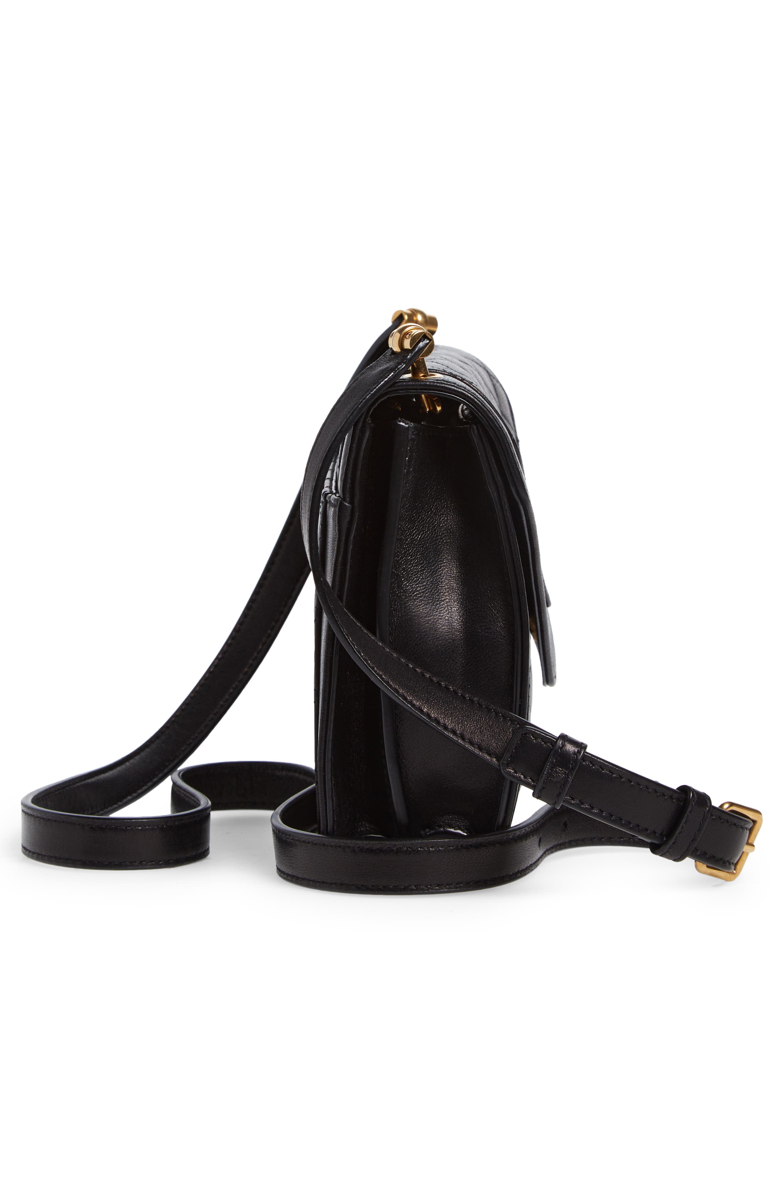 Saint Laurent Gaby Quilted Leather Shoulder Bag, Alternate, color, 