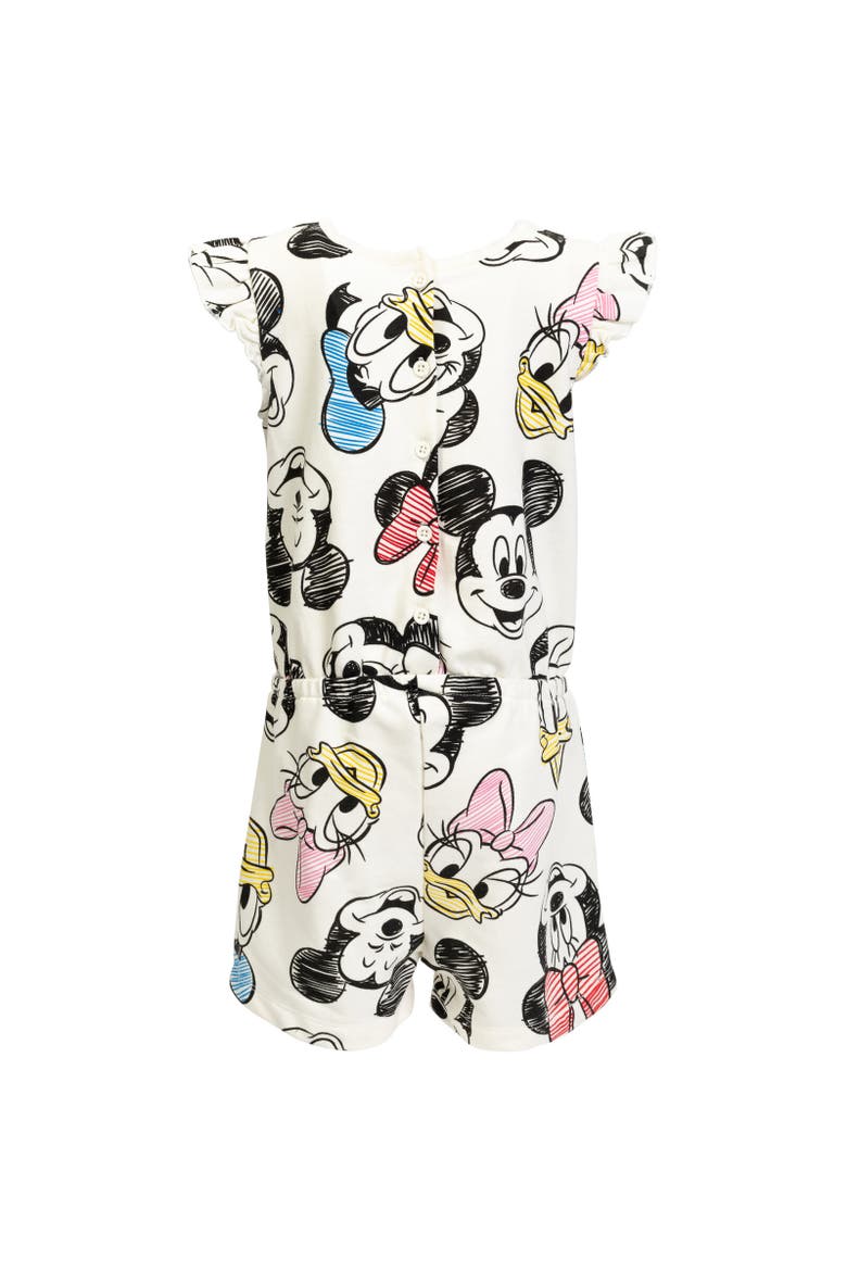 Sleeveless Skater Romper, Alternate, color, Mickey Mouse & Friends Pink