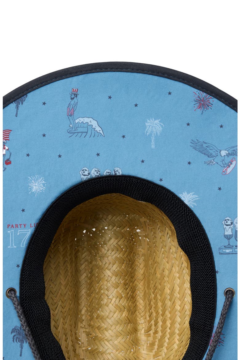 Beach Bash Straw Hat, Alternate, color, STRAW