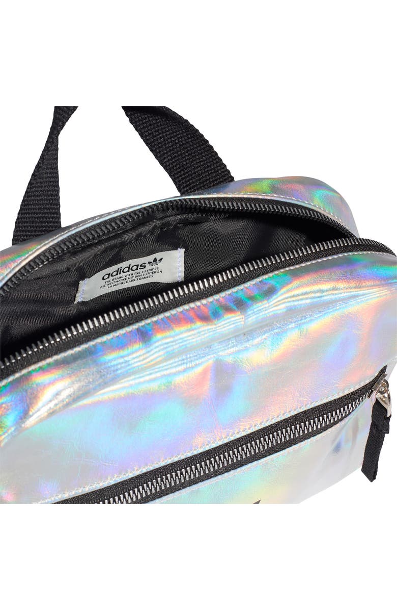adidas Originals Mini Airliner Metallic Backpack, Alternate, color,
