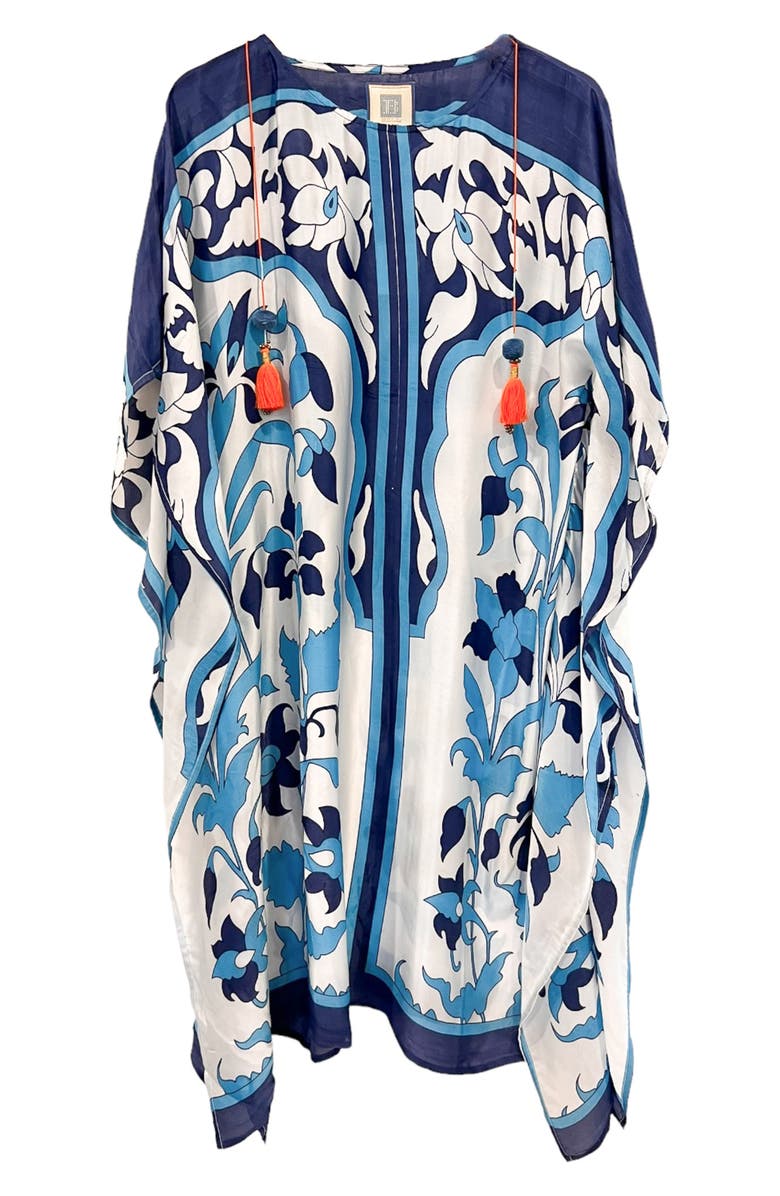 ALICIA BELL Cotton & Silk Voile Caftan, Main, color, 