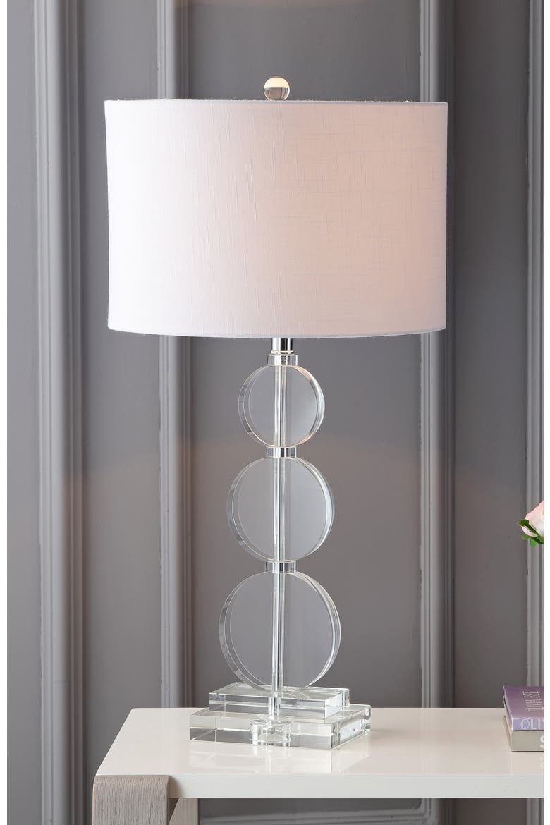 Paisley 29.5" Crystal LED Table Lamp, Clear, Alternate, color, Clear