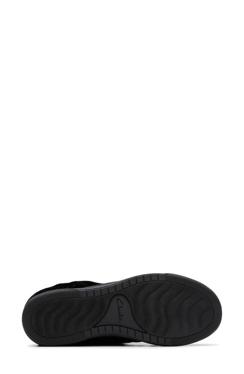 Clarks ® Breeze Willow Faux Fur Trim Slipper In Black