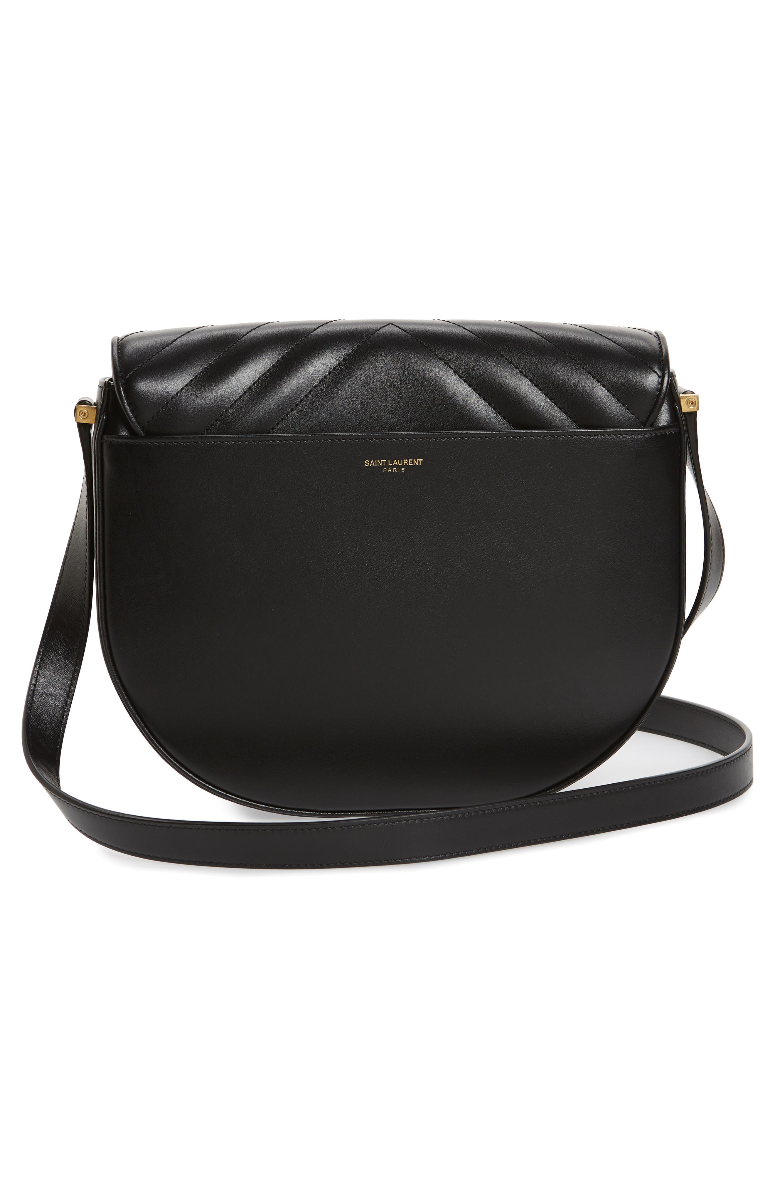 Saint Laurent Joan Quilted Leather Shoulder Bag, Alternate, color, 
