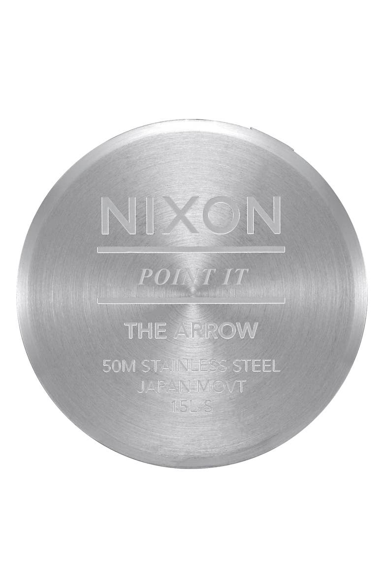 Nixon The Arrow Milanese Mesh Strap Watch, 38mm, Alternate, color,