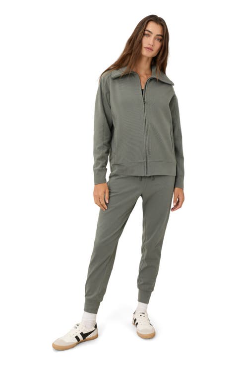 Organic Cotton CloudKnit Zip Jacket