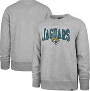 '47 Men's '47 Gray Jacksonville Jaguars Varsity Block Headline Pullover Sweatshirt