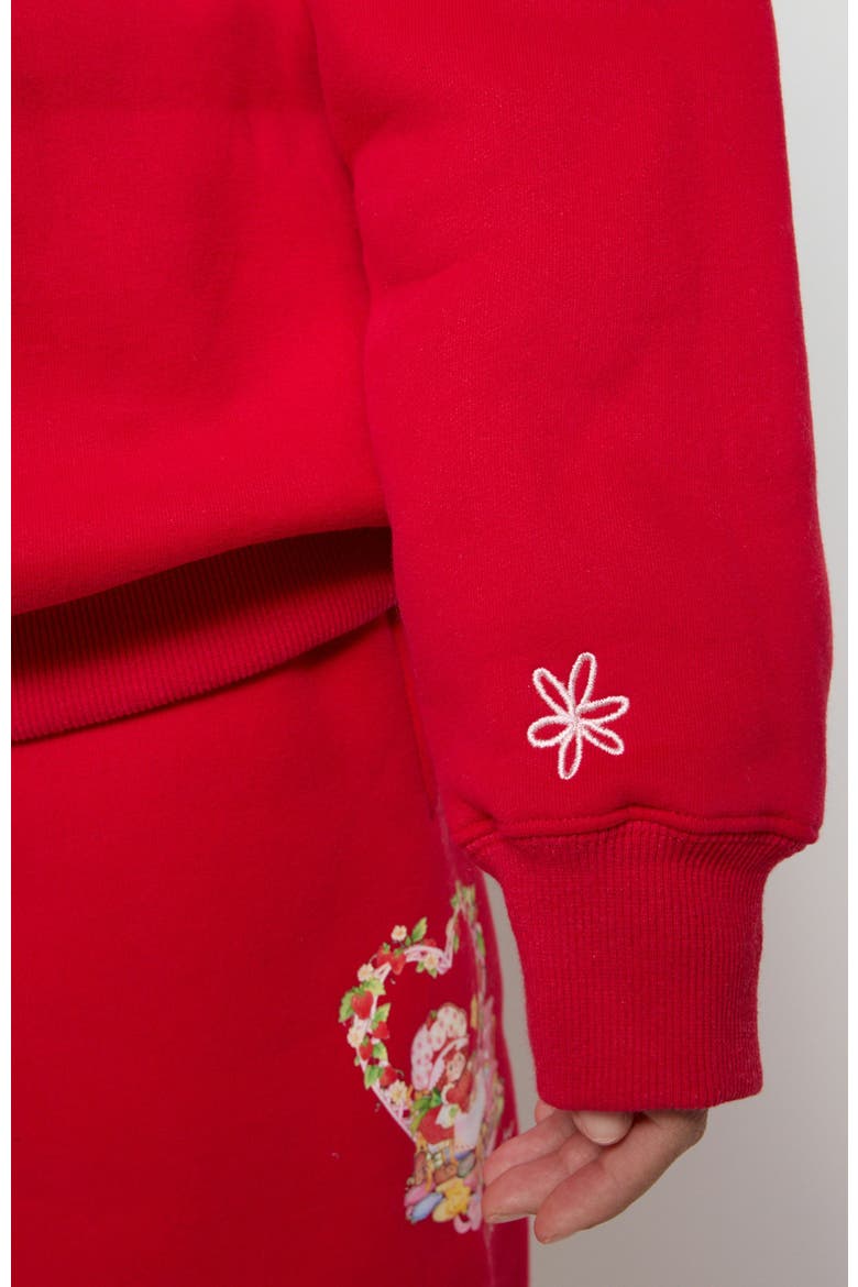 Life Is Sweet Crewneck, Red, Alternate, color, RED