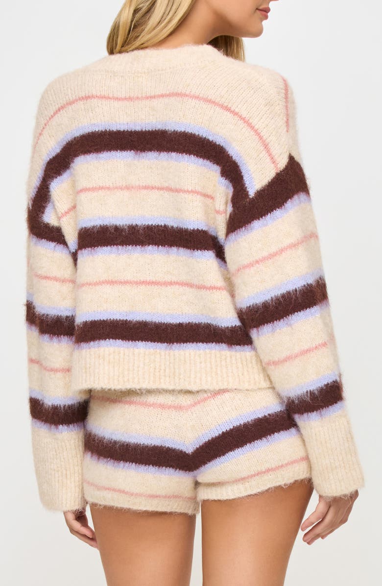 LSPACE Montauk Cover-Up Sweater, Alternate, color, Prep School Stripe