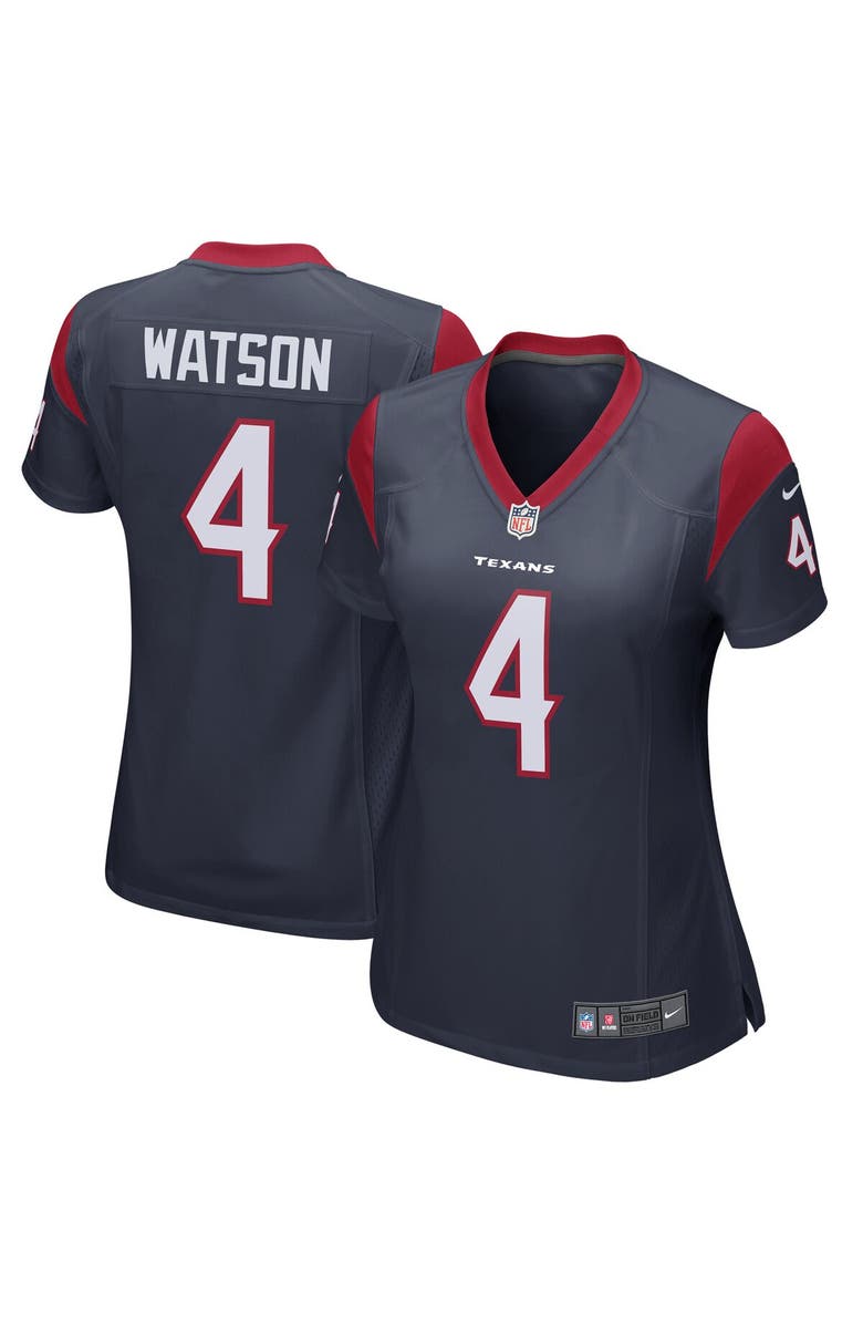 Nike Women's Nike Deshaun Watson Navy Houston Texans Game Player Jersey, Alternate, color, 