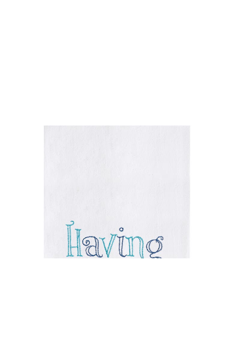 Having A Sea-Esta Dishtowel, Alternate, color, Blue
