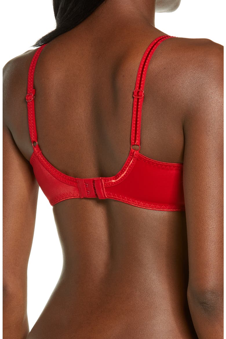 Pont Neuf Underwire Bra, Alternate, color, SCARLET