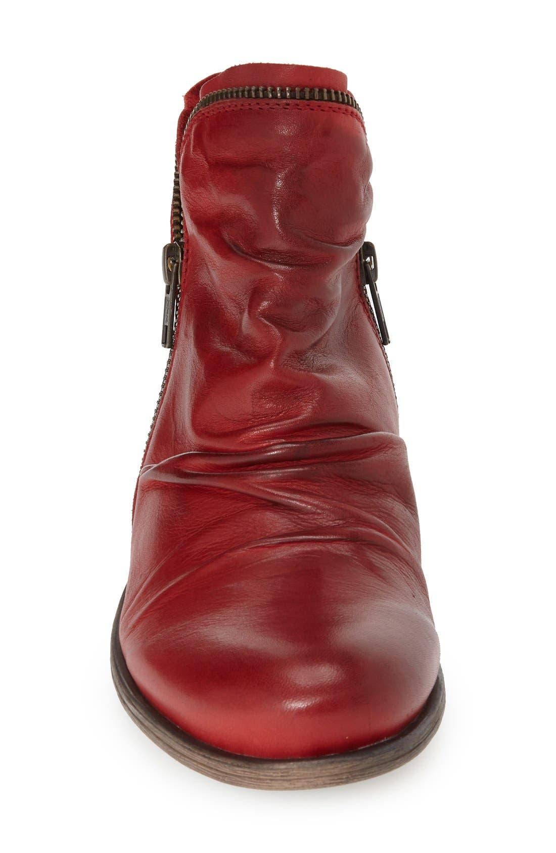 'Luna' Ankle Boot, Alternate, color, RED