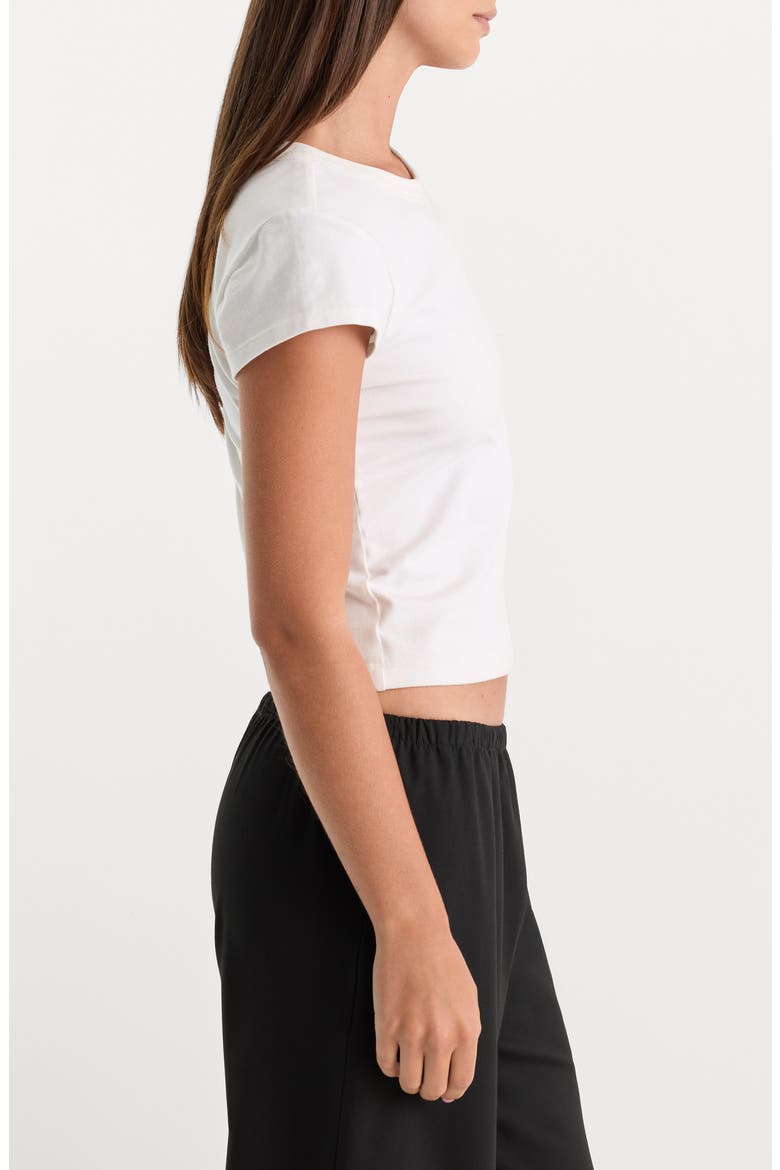 The Cap Sleeve Tee, Alternate, color, WHITE001