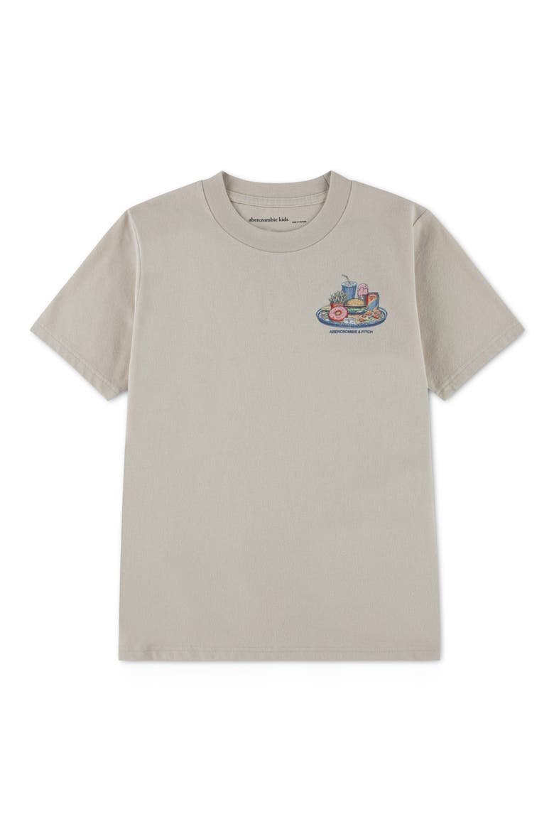 Kids' Room Service Graphic T-Shirt, Main, color, OATMEAL