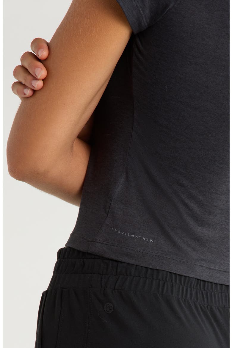 Skyloft Light Performance T-Shirt, Alternate, color, HEATHER BLACK