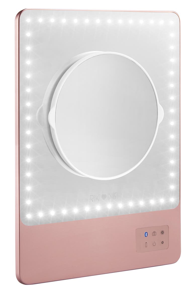 10X Skinny Lighted Mirror $230 Value, Alternate, color, ROSE GOLD