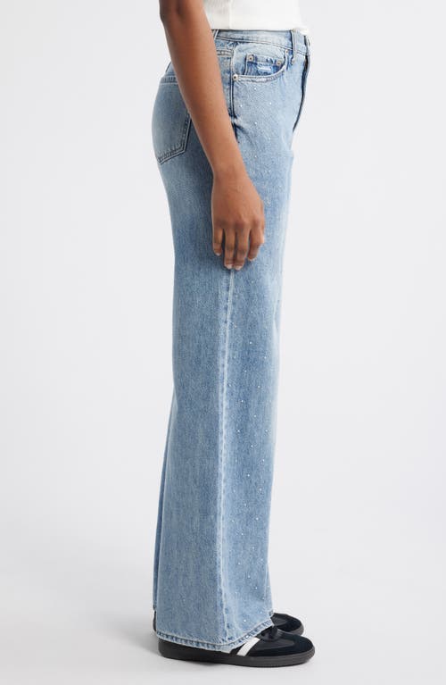 Daze Soho High Rise Ankle Flare Jeans In All Mine Vintage In Blue