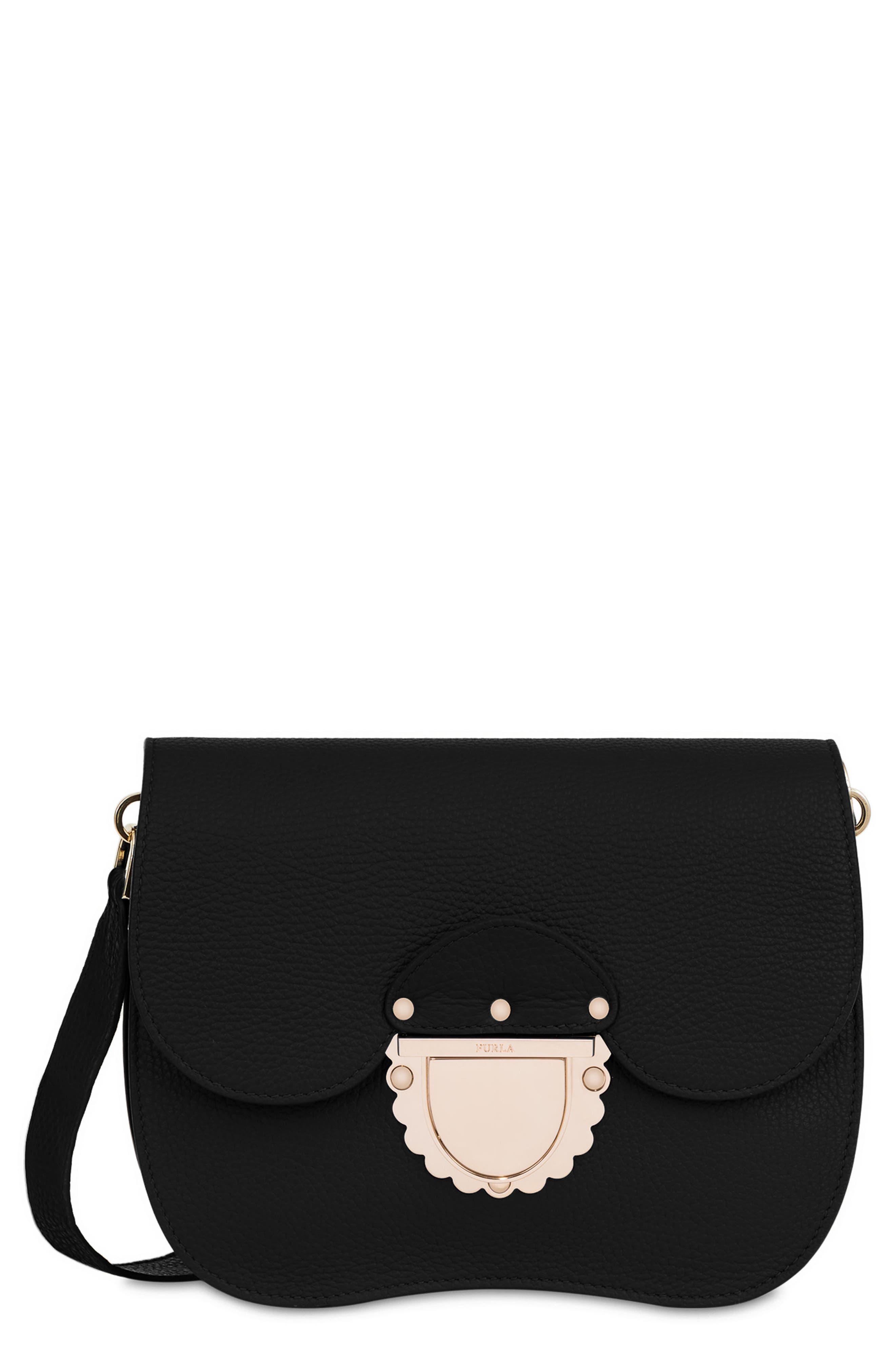 Furla Small Metropolis Leather Crossbody Bag, Main, color, 