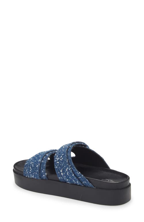 Rag & Bone Women's Geo Denim Platform Sandals In Midtweed