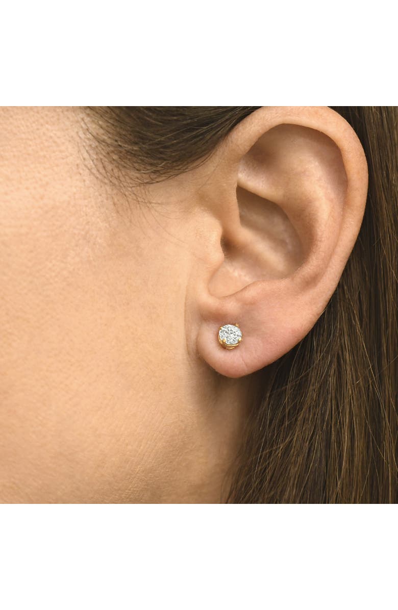 Bliss Diamond 1 Carat (ctw) Diamond Studs in 14k or Gold Lab Grown, Alternate, color, 14K Yellow Gold