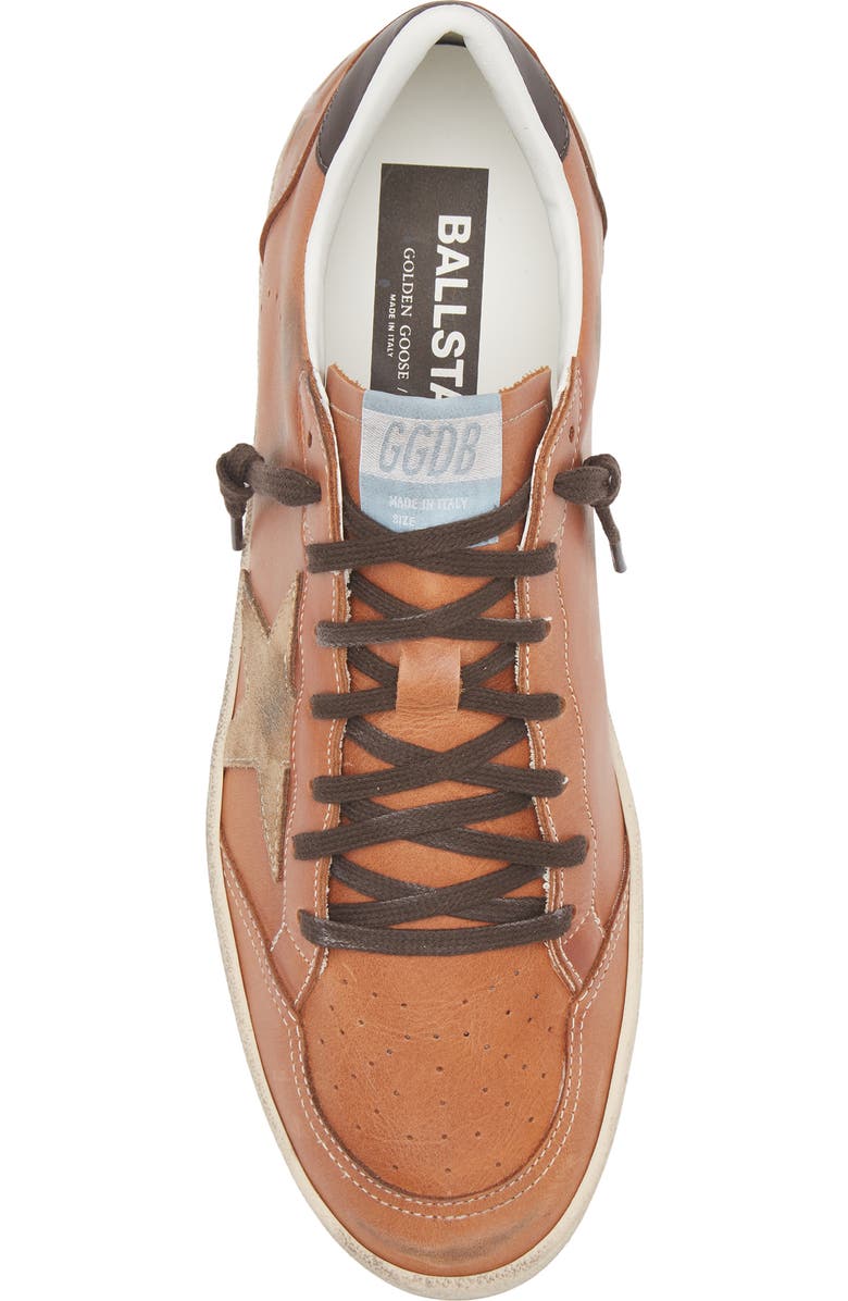 Golden Goose Ball Star Sneaker, Alternate, color, Brown/Dk Brown Beige