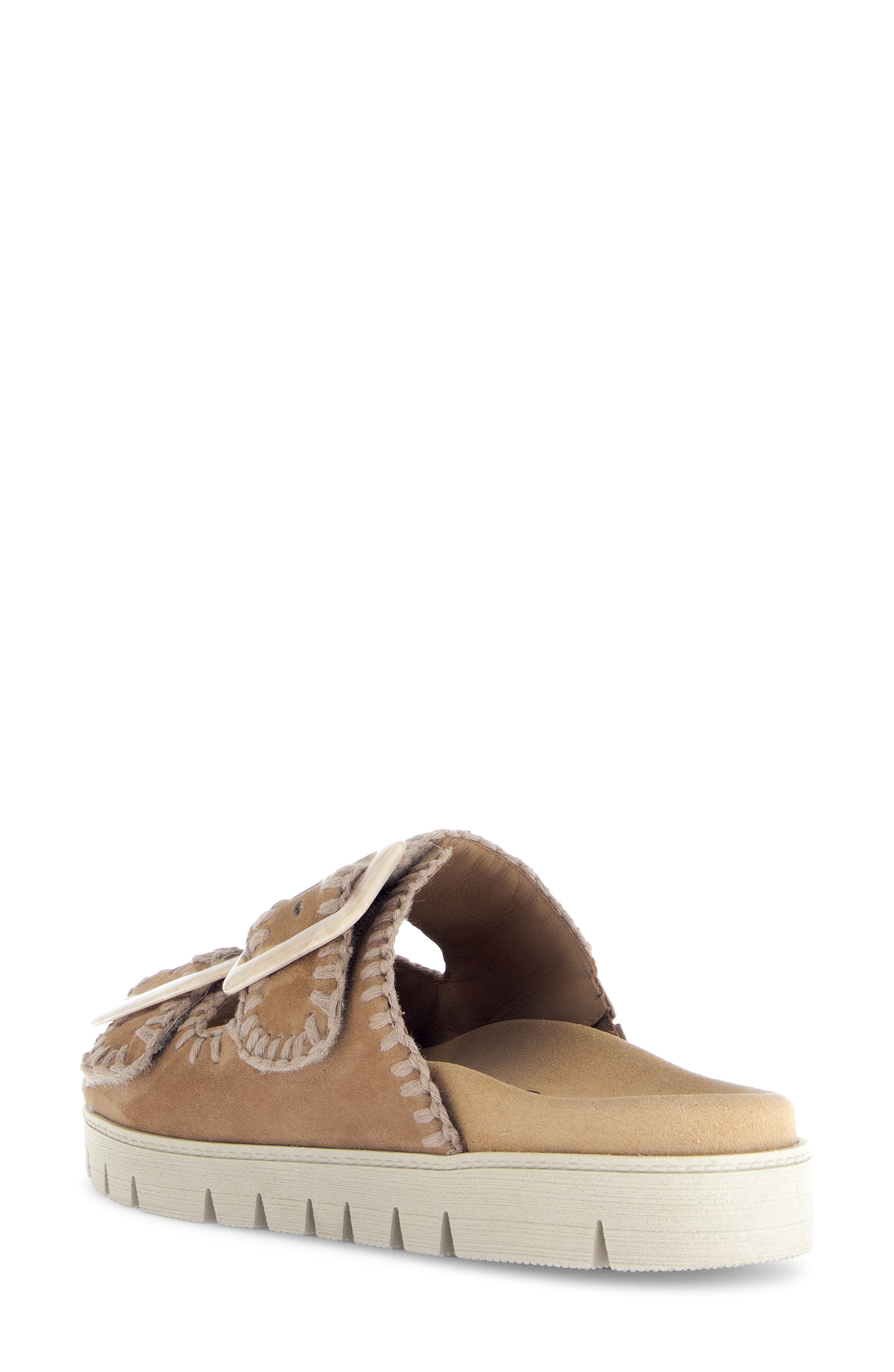 Gabor Buckle Strap Sandal, Alternate, color, Sattel