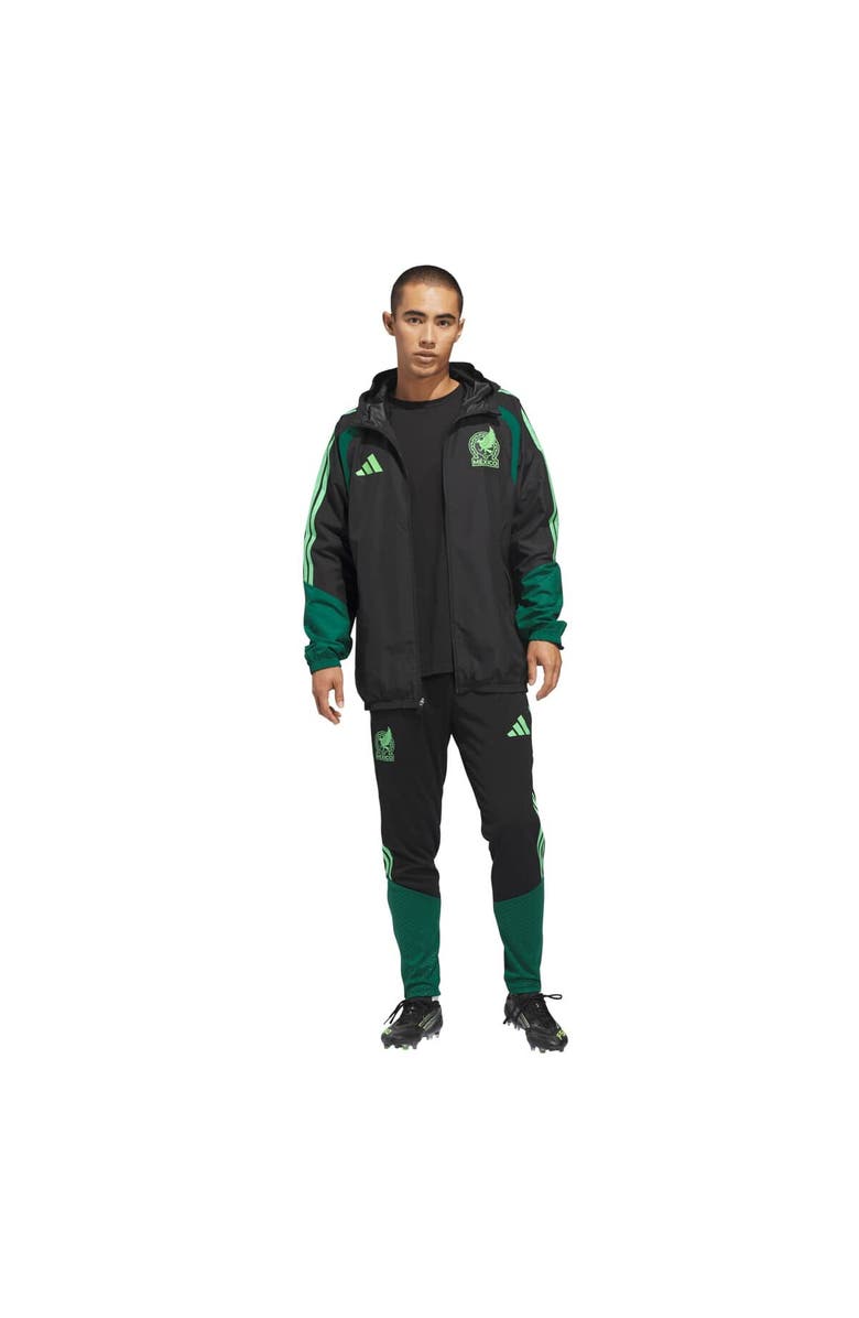 adidas Men's adidas  Black Mexico National Team FIFA x World Cup 2026 Tiro All Weather Full-Zip Jacket, Alternate, color, Black