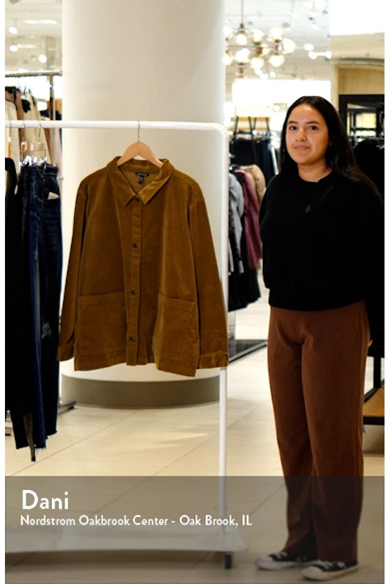 Classic Collar Organic Cotton Corduroy Jacket video