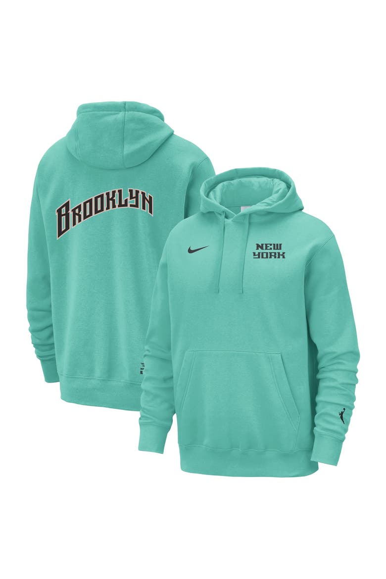 Unisex Nike Mint New York Liberty Standard Issue Rebel Edition Hoodie, Main, color, Mint
