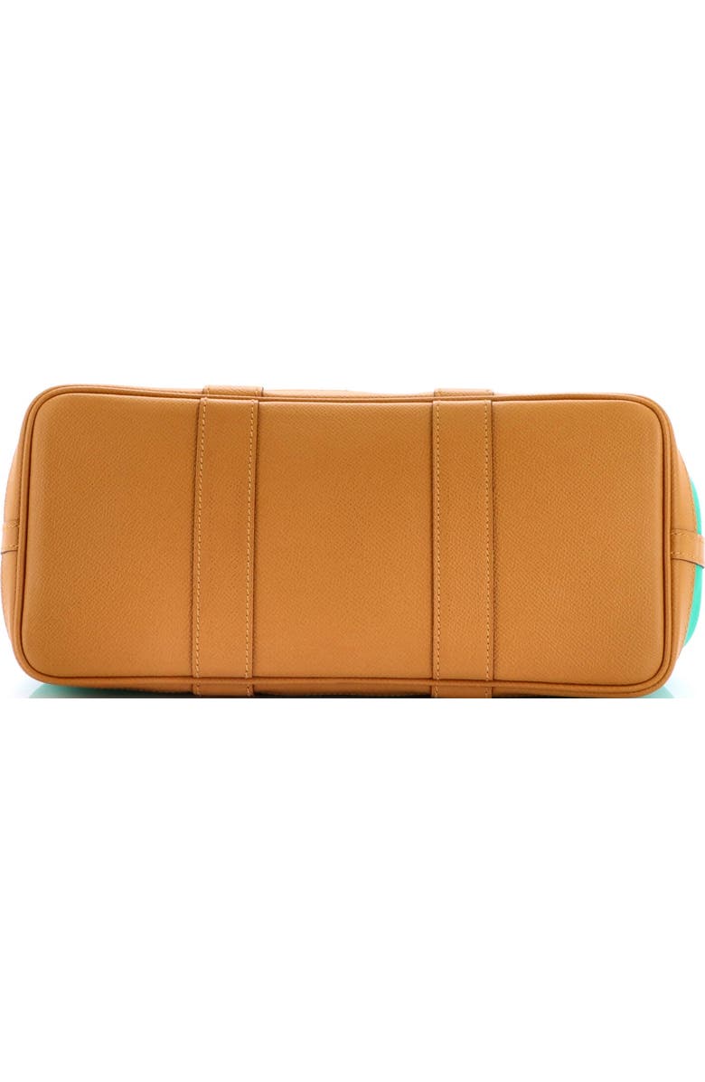 Pre-Owned Hermes Garden Party Tote Toile and Leather 30, Alternate, color, Vert Jade