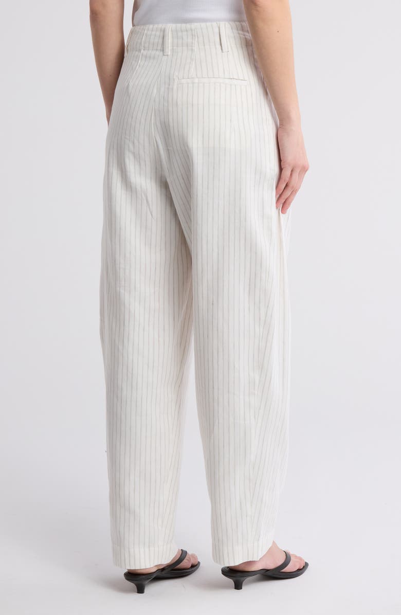 rag & bone Douglas Pinstripe High Waist Pants, Alternate, color,
