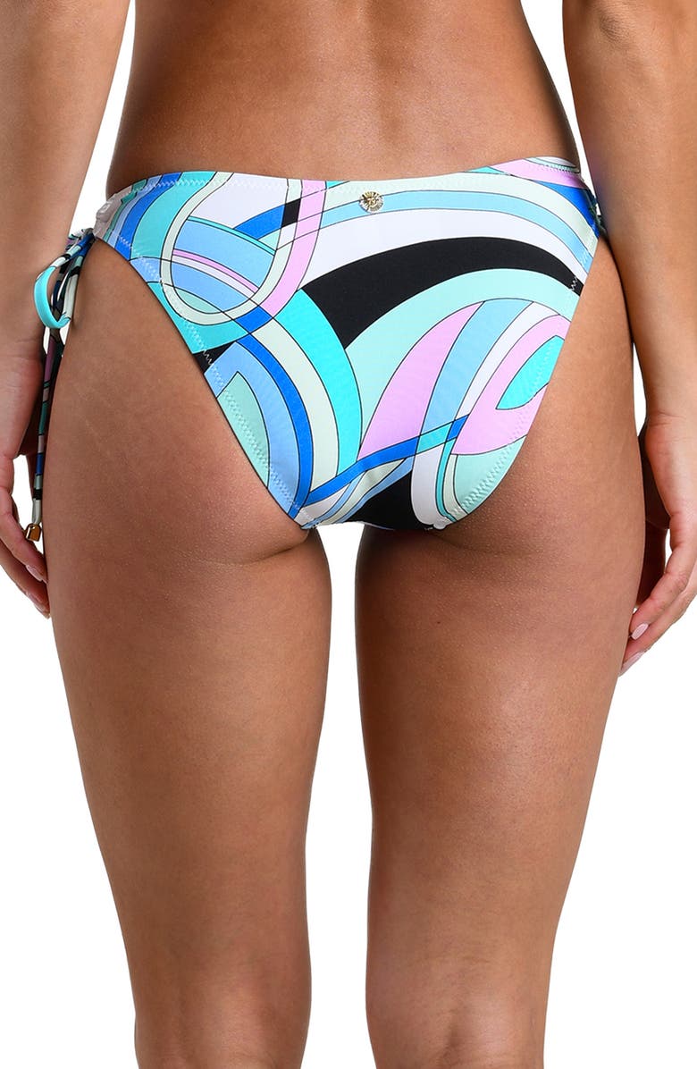Sunshine 79 Studio Swirl Side Tie Bikini Bottoms, Alternate, color, Seafoam