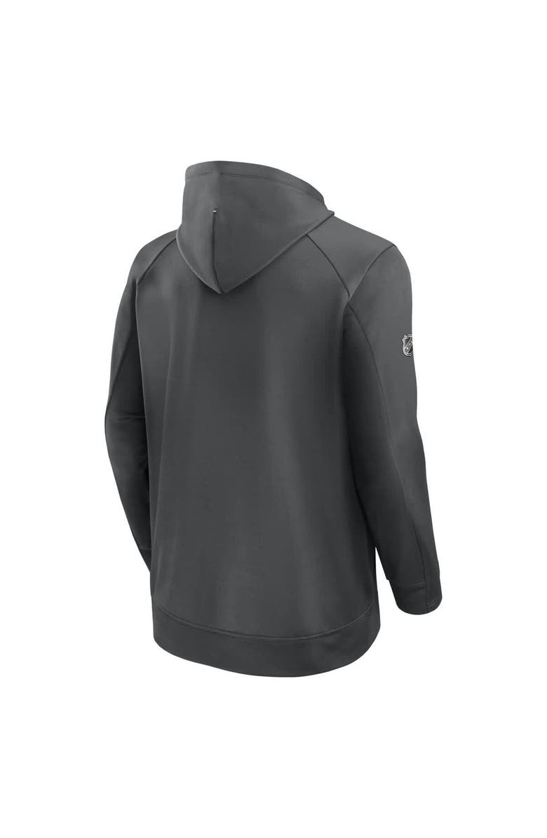 FANATICS Men's Fanatics Gray Vegas Golden Knights Authentic Pro Rink Fleece Pullover Hoodie, Alternate, color,