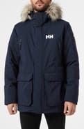 Helly Hansen Reine Waterproof Insulated Parka with Faux Fur Trim Hood