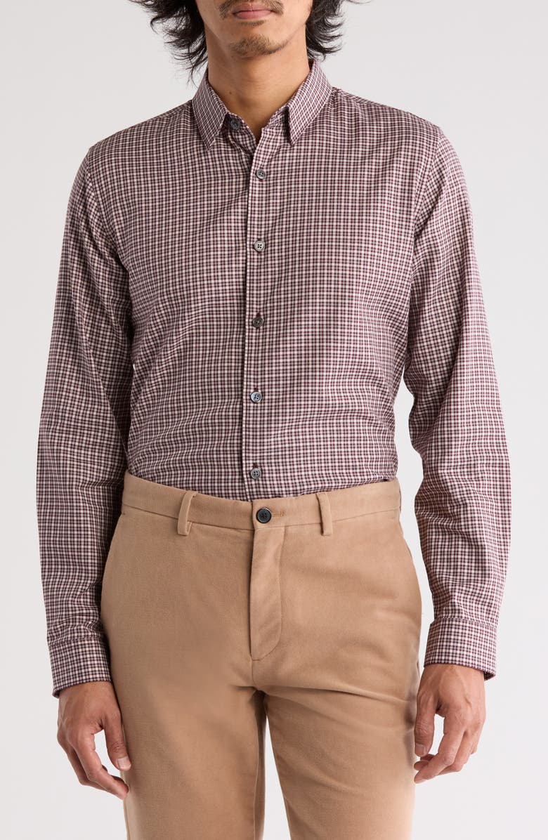 Theory Rammy Flannel Button-Up Shirt, Main, color,