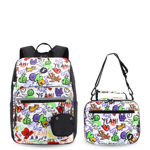 Junior Backpack With Lunch Box For School