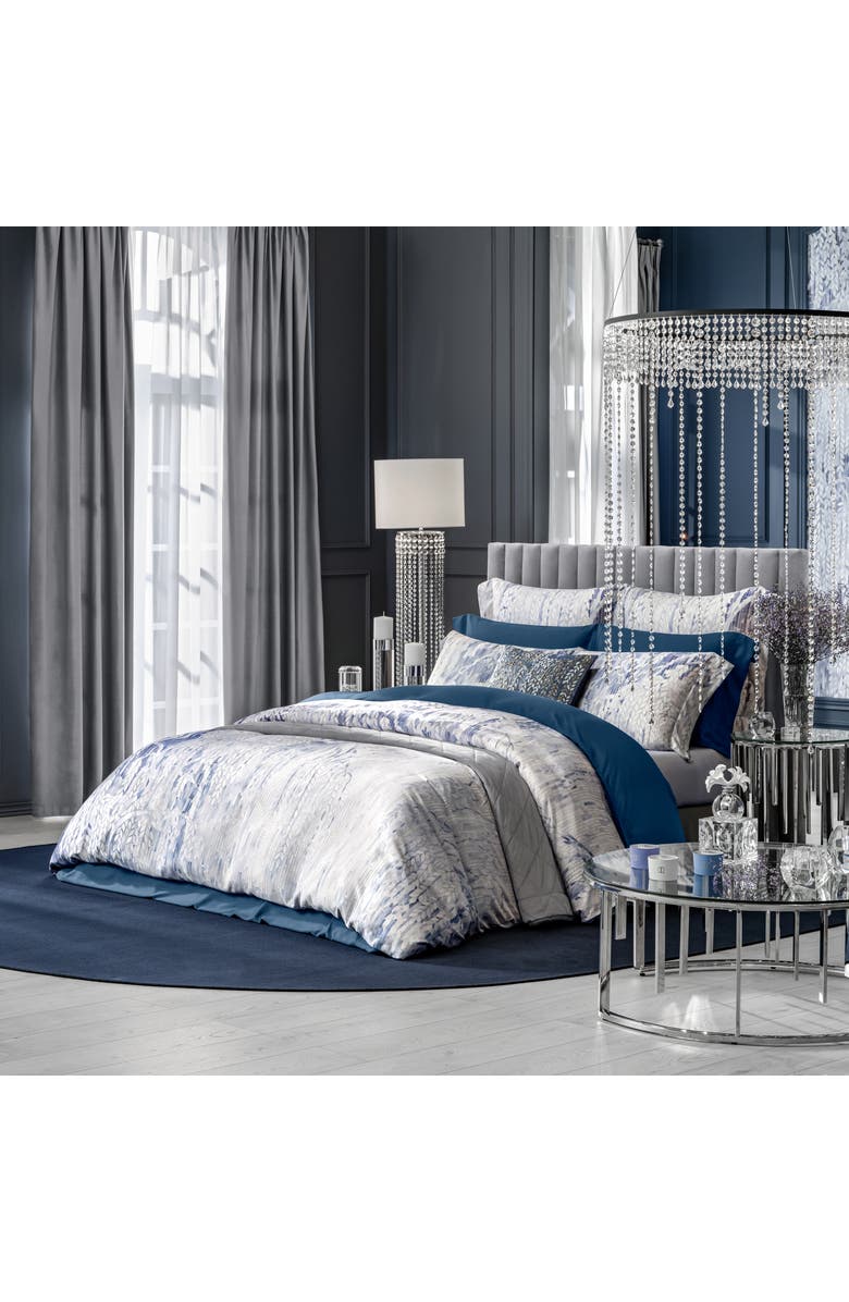 Togas Wilonna duvet cover, Alternate, color, Blue